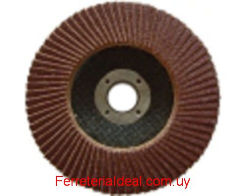 Disco abrasivo flap madera y metal 4y1/2"